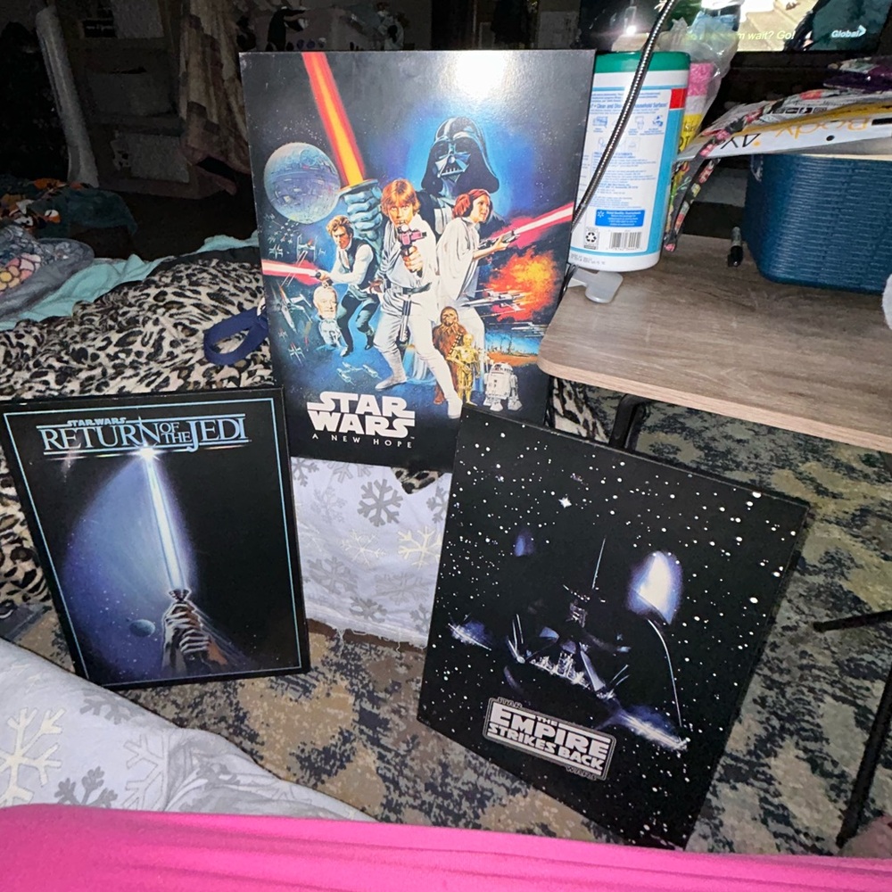 Set of 3 Star Wars wooden pictures from Hobby Lobby
